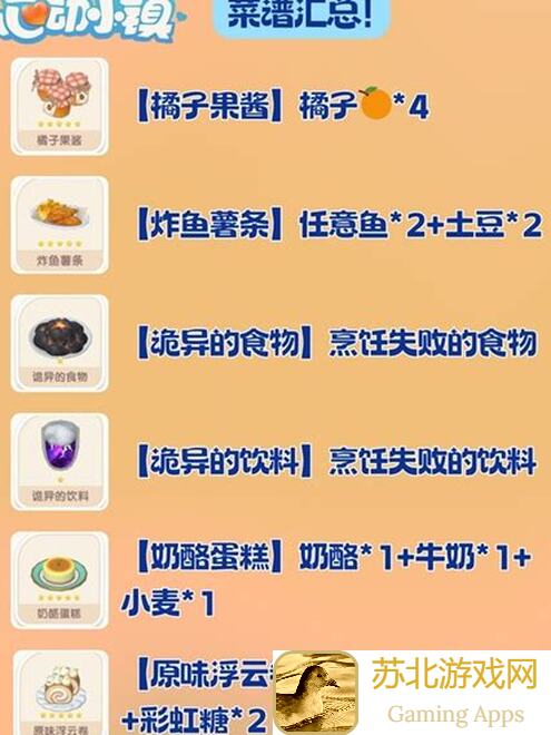 心动小镇烹饪7级攻略：露营套餐详情，五星售价2万多 Crafting Guide for Level 7 Cooking in Heartbeat Town