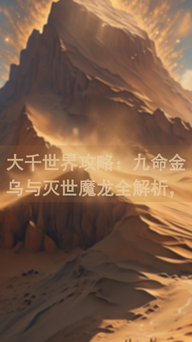 大千世界攻略：九命金乌与灭世魔龙全解析，教你轻松秒变战神，告别氪金族！